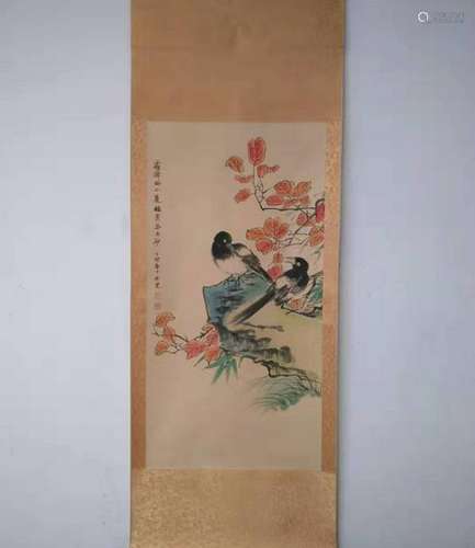 CHINESE HANGING SCROLL PAINTING