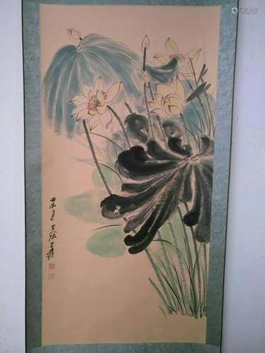 CHINESE HANGING SCROLL PAINTING