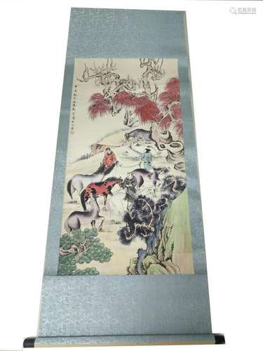 CHINESE SCROLL PAINTING