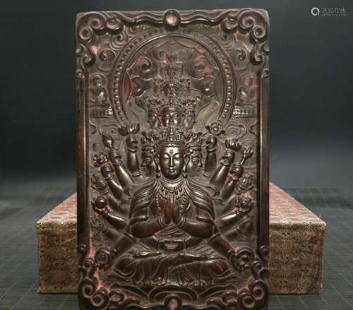 REDWOOD ORNAMENTS OF AVALOKITESVARA