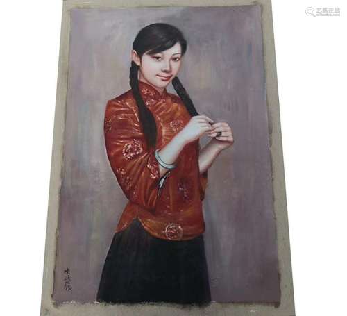 CHINESE OIL PAINTING