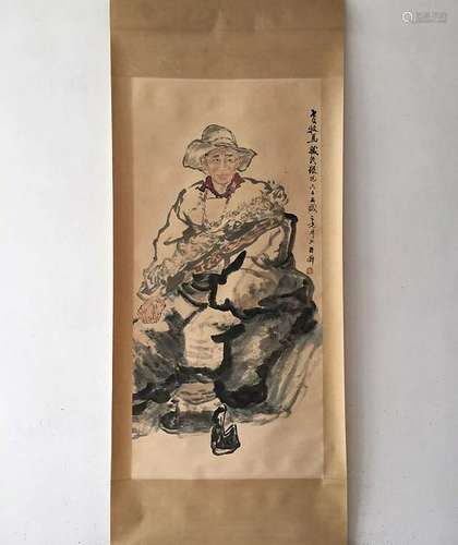 CHINESE HANGING SCROLL PAINTING