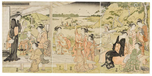 Edo period (1615-1868), 1785-1789 Katsukawa Shunzan (active circa 1781-1801)