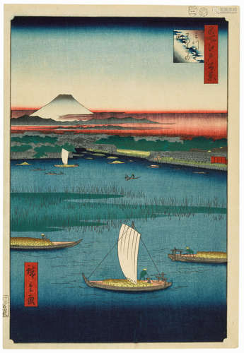 Edo period (1615-1868), 1857 Utagawa Hiroshige (1797-1858)