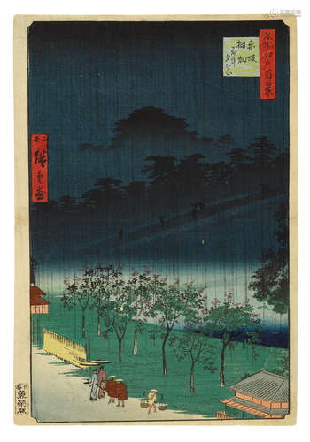 Edo period (1615-1868), 1859 Utagawa Hiroshige II (Shigenobu, 1826-1869)