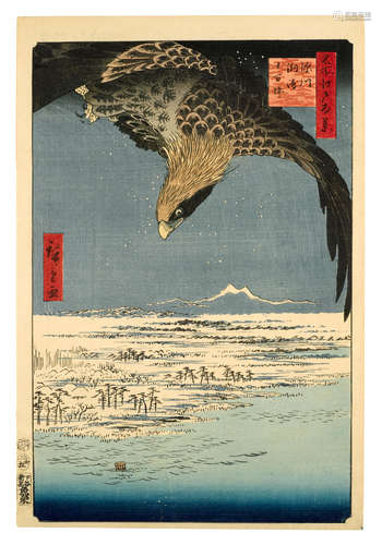 Edo period (1615-1868), 1857 Utagawa Hiroshige I (1797-1858)