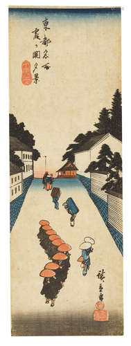 Edo period (1615-1868), 1837-1838 Utagawa Hiroshige I (1797-1858)