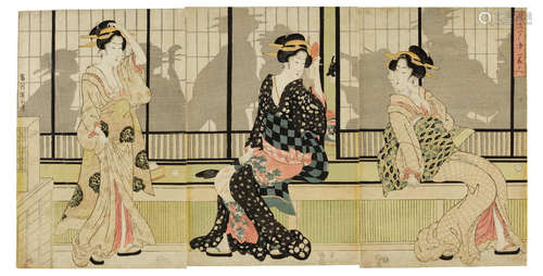 Edo period (1615-1868), 1814-1817 Kikukawa Eizan (1787-1867)