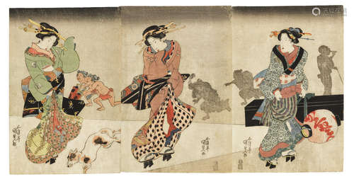 Edo period (1615-1868), 1815-1840 Utagawa Kunisada I (Toyokuni III, 1786-1864)