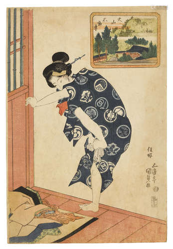 Edo period (1615-1868), 1818-1824 Utagawa Kunisada I (Toyokuni III, 1786-1864)