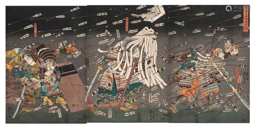 Edo period (1615-1868), 1851 Utagawa Kuniyoshi (1797-1861)