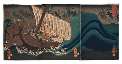 Edo period (1615-1868), 1849-1852 Utagawa Kuniyoshi (1797-1861)