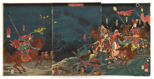 Edo period (1615-1868), 1852 Utagawa Kuniyoshi (1797-1861)