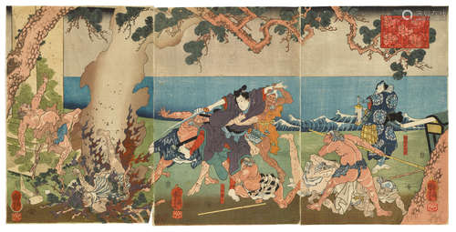 Edo period (1615-1868), 1843-1847 Utagawa Kuniyoshi (1797-1861)