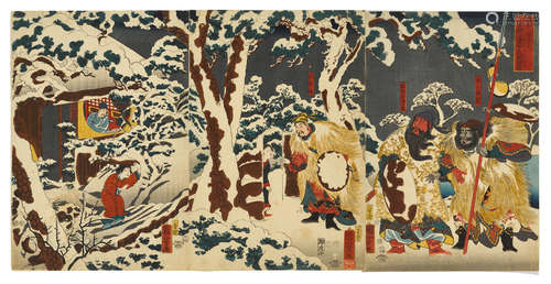 Edo period (1615-1868), 1953 Utagawa Kuniyoshi (1797-1861)