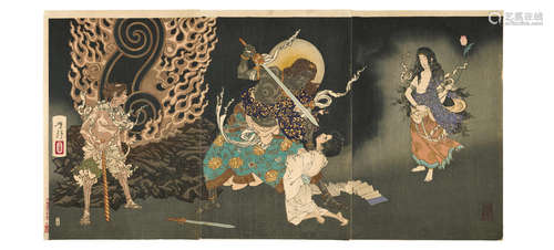 Meiji era (1868-1912), 1885 Tsukioka Yoshitoshi (1839-1892)