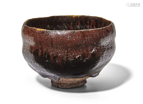 Attributed to Raku Tannyu (1795-1884)Edo period (1615-1868), 19th century A Raku tea bowl