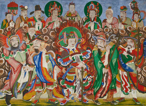 Early 20th century Buddhist deities