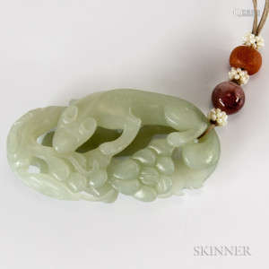 Nephrite Jade Openwork Pendant