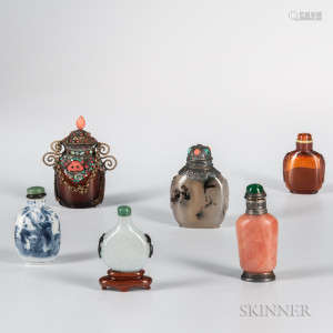 Six Snuff Bottles