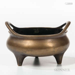 Bronze Tripod Censer