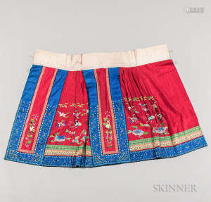 Han-style Pleated Apron Skirt, Baizhequn