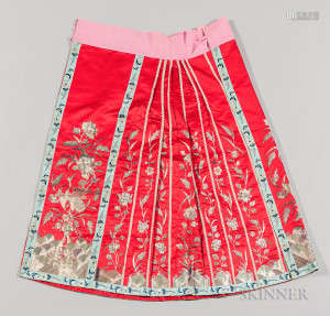 Han-style Pleated Apron Skirt, Baizhequn