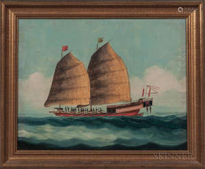 Export Portrait of a Sailing Junk