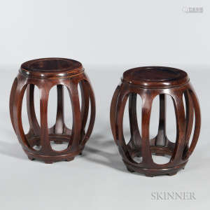 Pair of Wood Stools