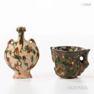 Sancai Flask and Cup