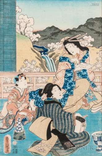 Utagawa Toyokuni II (1777-1835), Woodblock Print