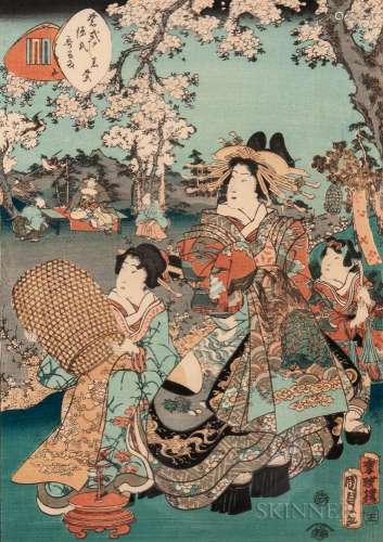 Utagawa Kunisada II (1823-1880), Woodblock Print