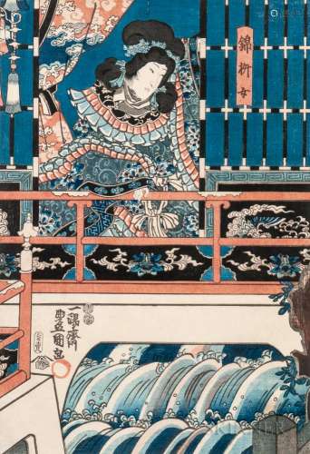 Utagawa Kunisada (Toyokuni III, 1786-1864), Woodblock Print