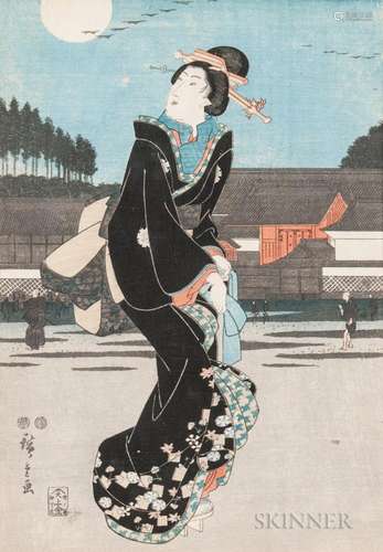 Utagawa Hiroshige (1797-1858), Woodblock Print