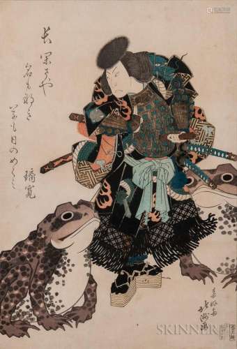 Shunkokai Hokushu (fl. 1809-1842), Two Woodblock Prints