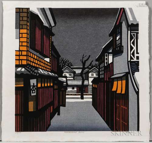 Clifton Karhu (1927-2007), Two Woodblock Prints