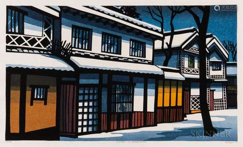 Clifton Karhu (1927-2007), Winter in Kurashiki