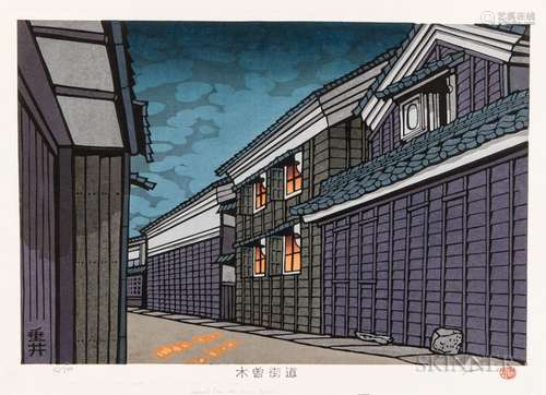 Nishijima Katsuyuki (b. 1945), Woodblock Print