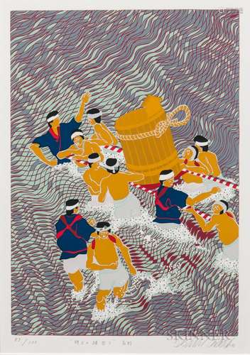 Masaaki Tanaka (b. 1947), Six Silkscreen Prints