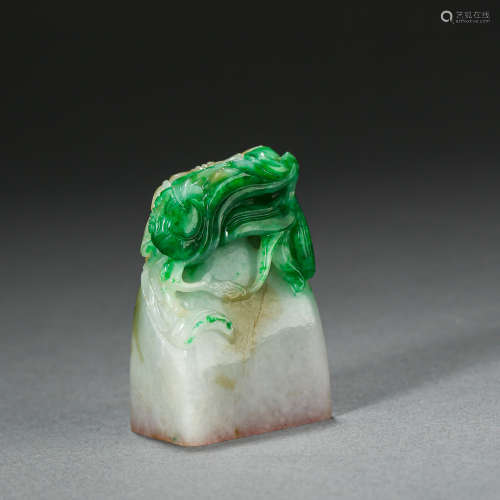 CHINESE JADEITE CRAB OFFICIAL SEAL