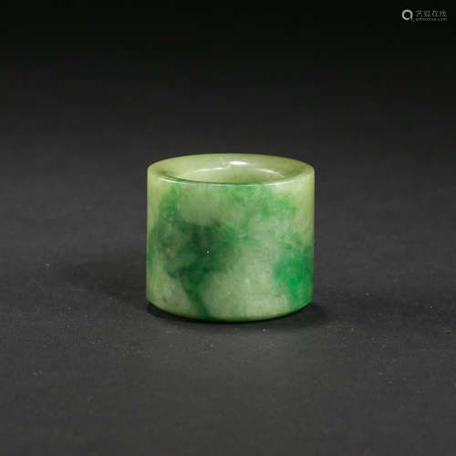 CHINESE JADEITE ARCHER'S RING