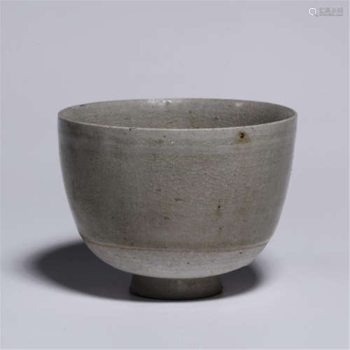 CHINESE PORCELAIN BLUE GLAZE CUP