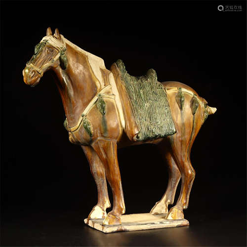 CHINESE POTTERY SANCAI HORSE