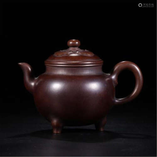 CHINESE YIXING ZISHA CLAY TEA POT