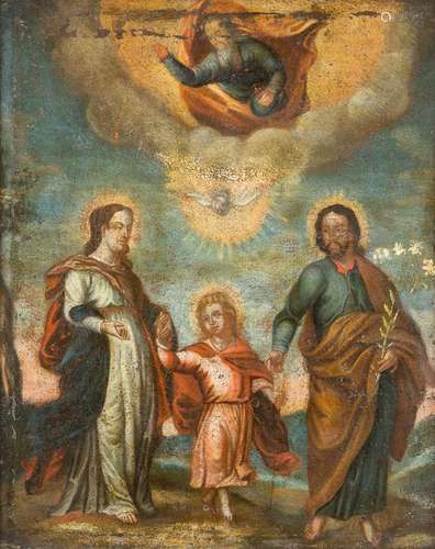 SPANISH SCHOOL Painter active about 1700 THE HOLY