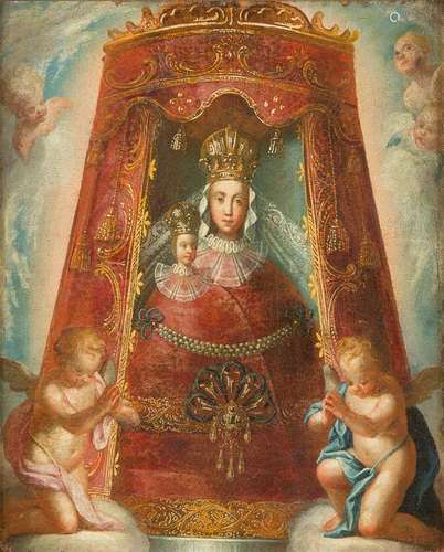 SPANISH MASTER Active in 18th century ADORATION OF THE