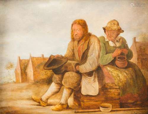 DUTCH MASTER Active mid 17th century RESTING PEASANT