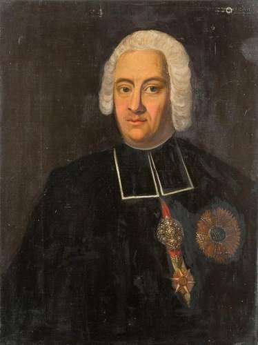 GERMAN PAINTER Active 1st half 18th century PORTRAIT OF