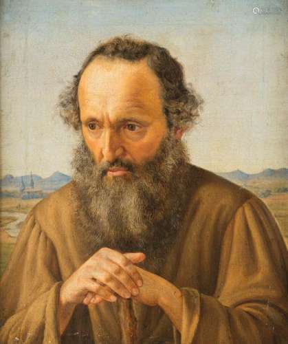 GERMAN SCHOOL 1st half 19th C. Portrait of a shepherd