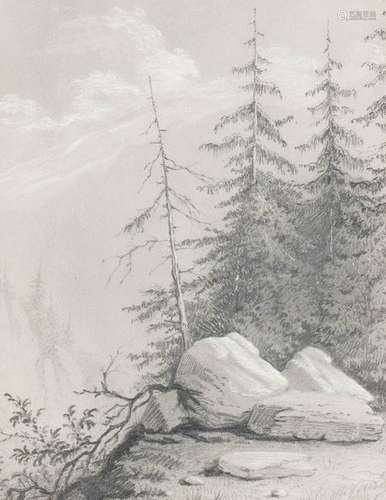 UNKNOWN ARTIST Active 19th century MOUNTAINOUS